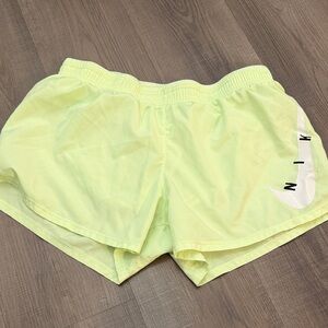 Nike Women's Bright Lime Athletic Shorts